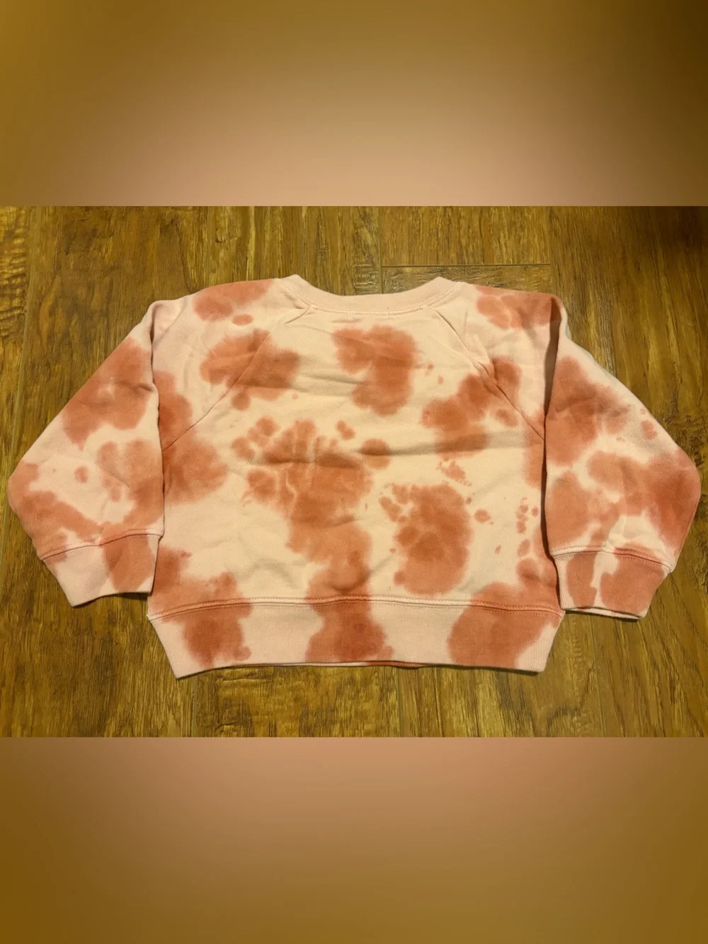 Crewcuts by J CREW | Tie-Dye Pink & Rust LOVE Sweatshirt | KIDS XXS